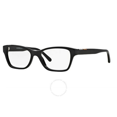 burberry frames be2144|Burberry Unisex Black Oval Eyeglass Frames BE2144 3001 53.